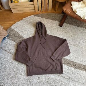 Fruit of the Loom Brown Pullover Hoodie